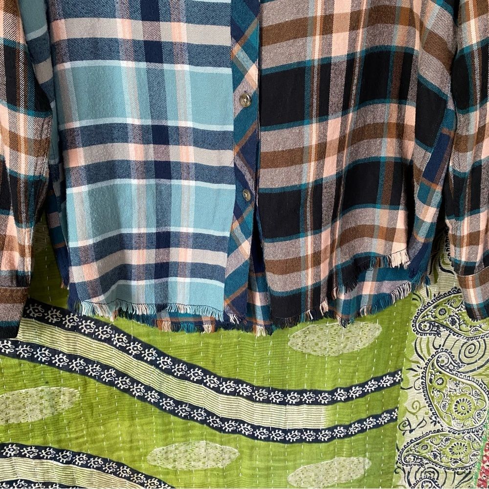 Rails Heathrow Mixed Plaid Brando Button Down Shi… - image 7